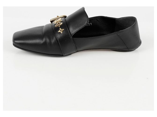 Louis Vuitton Mocassini piatti Baya Taglia Nero - vista 3