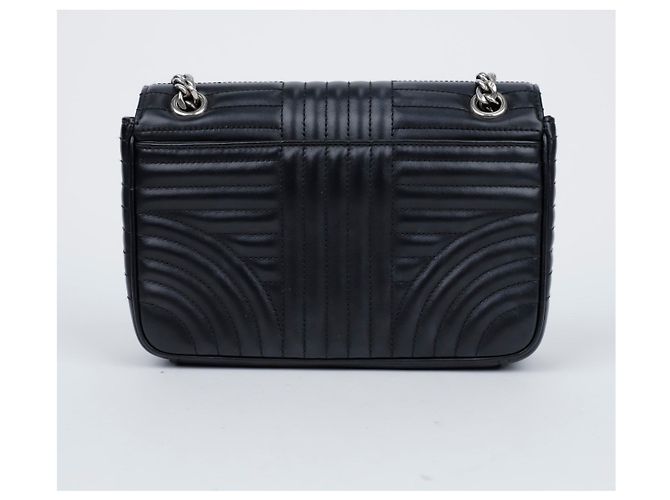 Prada Borsa a tracolla Diagram in pelle di vitello morbida Nero - vista 5