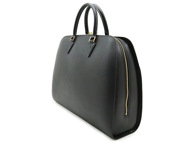 Borsa business Louis Vuitton Sorbonne Epi Nero - vista 2