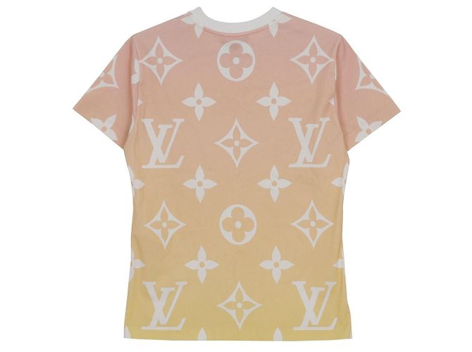 Louis Vuitton Kurzärmeliges T-Shirt mit Logo-Ketten-Dekoration Mehrfarben - Ansicht 2