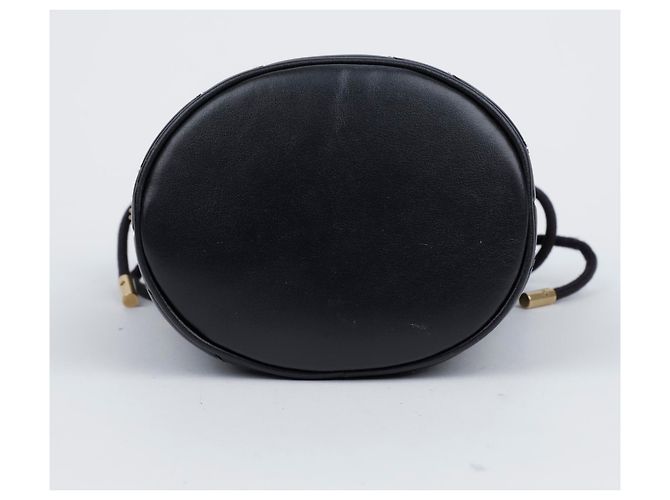 Gucci Mini bolsa bucket GG Marmont preta - vista 6
