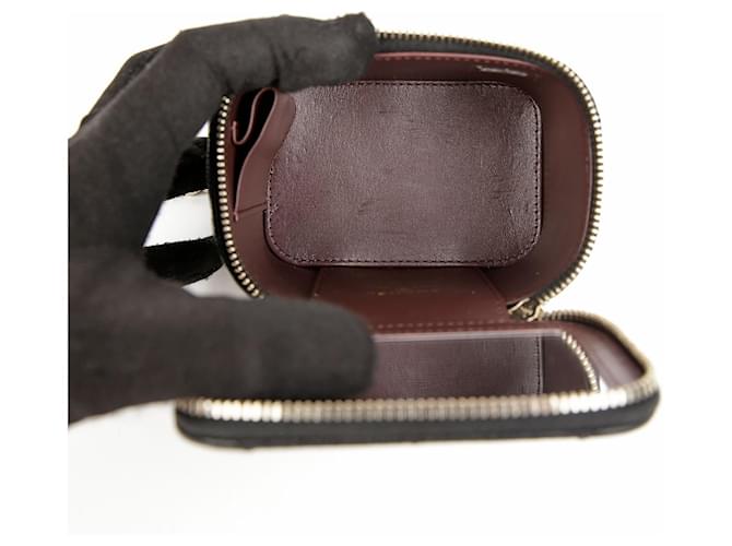 Chanel Borsa Vanity Classic Caviar Mirror Nera e Oro Nero - vista 7