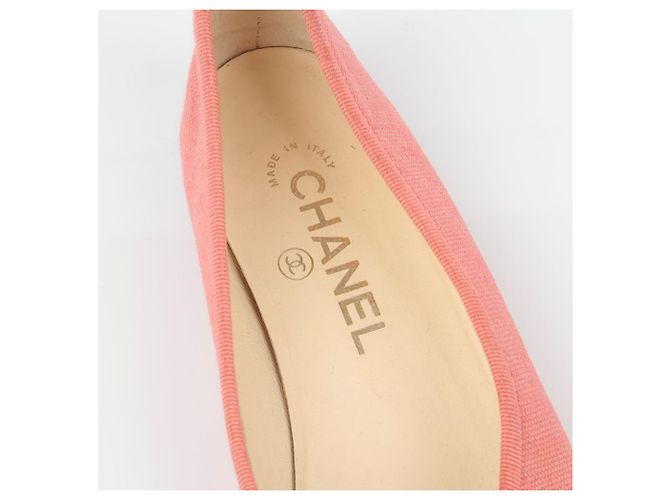 Chanel Bailarinas de dos tonos Talla Pink - view 10