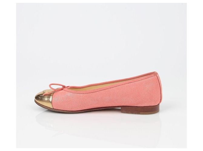 Chanel Bailarinas de dos tonos Talla Pink - view 8