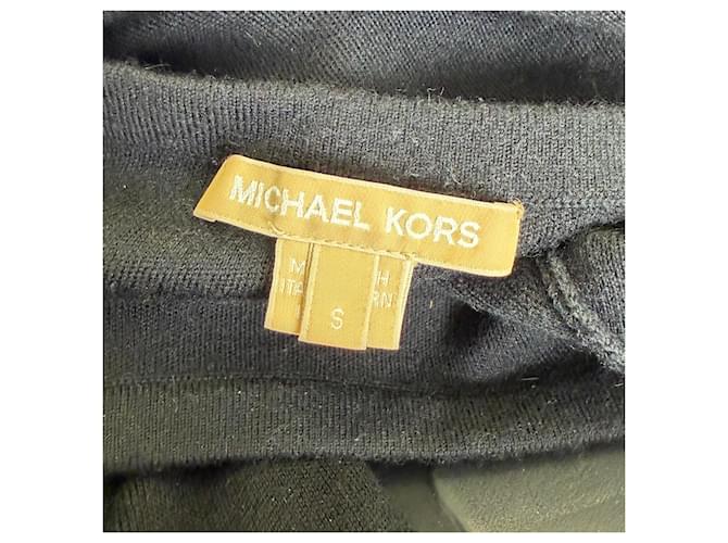 Michael Kors One Shoulder Pullover aus schwarzem Kaschmir - Ansicht 7