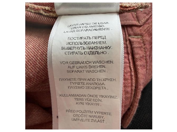 Pantalones Ralph Lauren RRL Belt-Loops en algodón marrón Castaño Roja - vista 11