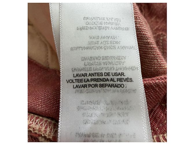 Pantalones Ralph Lauren RRL Belt-Loops en algodón marrón Castaño Roja - vista 17