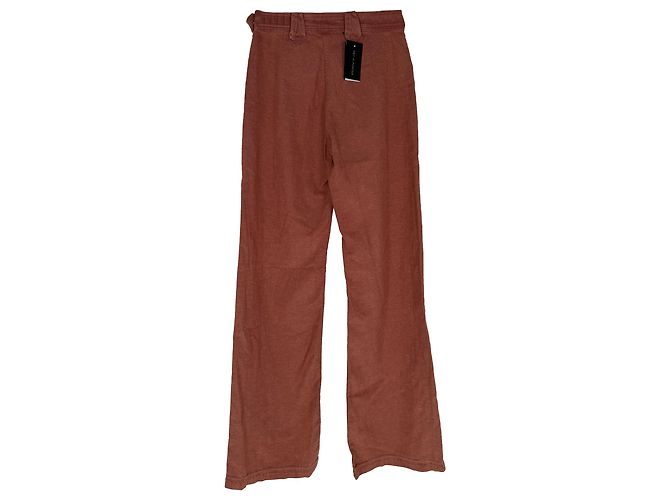 Pantalones Ralph Lauren RRL Belt-Loops en algodón marrón Castaño Roja - vista 2