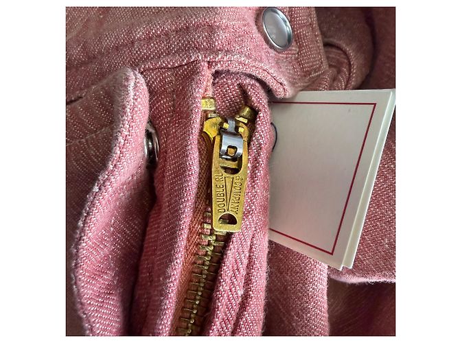 Pantalones Ralph Lauren RRL Belt-Loops en algodón marrón Castaño Roja - vista 3