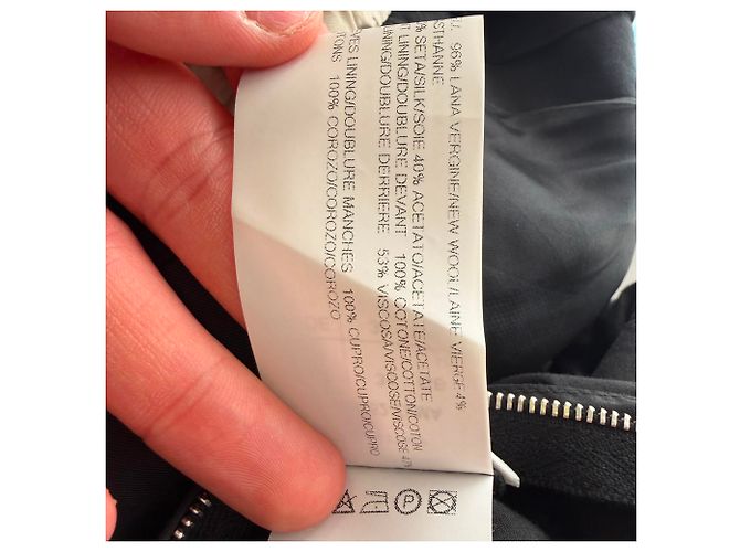 Blazer Rick Owens à revers châle et boutonnage simple en laine noire - vue 6