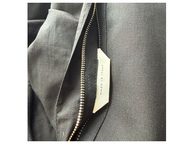 Blazer Rick Owens à revers châle et boutonnage simple en laine noire - vue 8