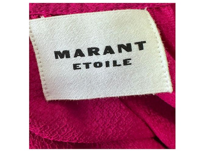 Lamaya Bluse Isabel Marant Etoile aus rosa Polyester Pink - Ansicht 10