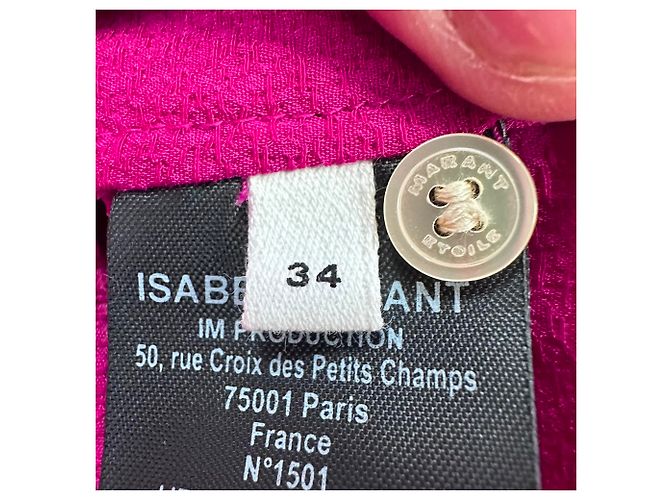 Lamaya Bluse Isabel Marant Etoile aus rosa Polyester Pink - Ansicht 6