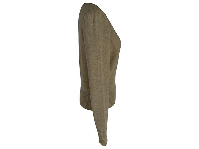 Isabel Marant Étoile Klee Cut Out Pullover aus cremefarbener Baumwolle Weiß Roh - Ansicht 2