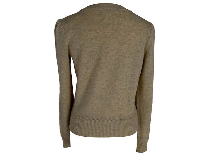 Isabel Marant Étoile Klee Cut Out Pullover aus cremefarbener Baumwolle Weiß Roh - Ansicht 3