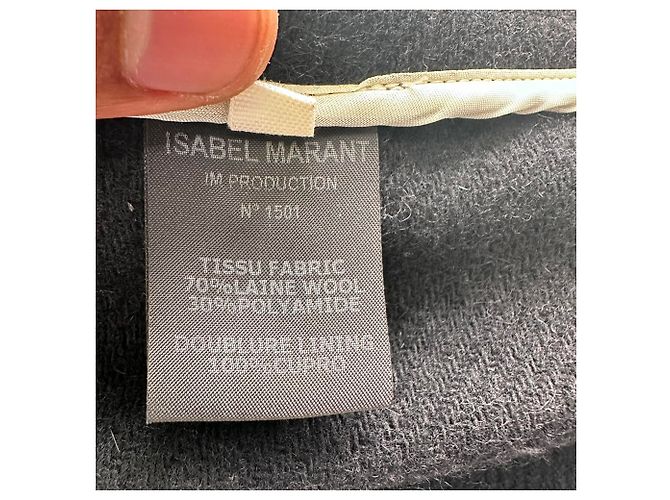 Isabel Marant Etoile Blazer aus schwarzer Wolle - Ansicht 7