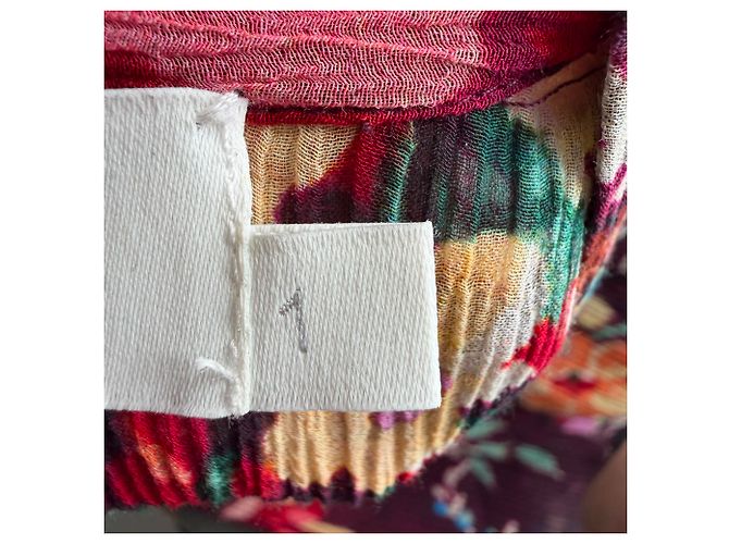 Completo abito maxi a maniche lunghe con stampa floreale in cotone multicolore Zimmermann - vista 6