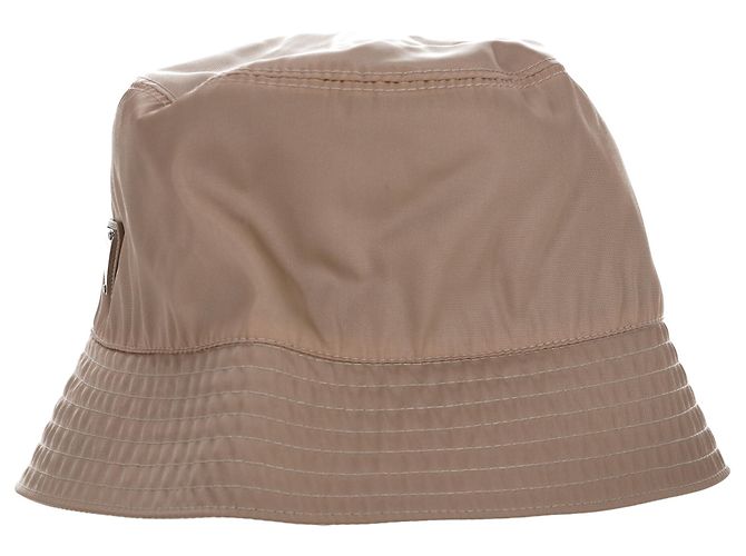 Prada Re-Nylon Bucket Hat aus Polyamid in Beige - Ansicht 2