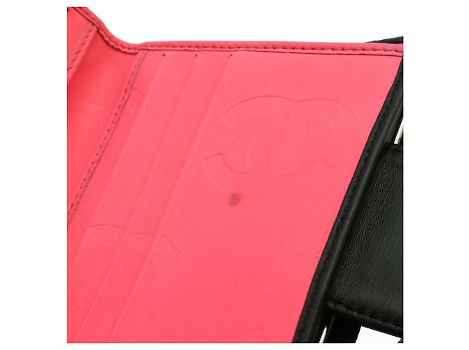 Cartera Chanel Cambon Line Soft Calffold Wallet Negro - vista 5