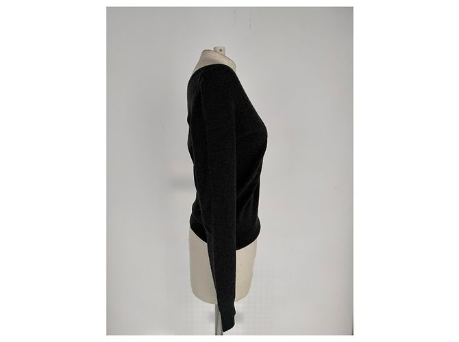 Pull asymétrique Michael Kors en cachemire noir - vue 10
