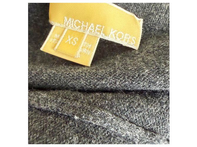 Pull asymétrique Michael Kors en cachemire noir - vue 7