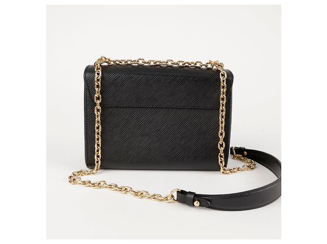 Louis Vuitton Borsa Tote Twist Epi Mm Black Nero - vista 3
