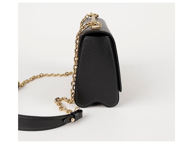 Louis Vuitton Borsa Tote Twist Epi Mm Black Nero - vista 4