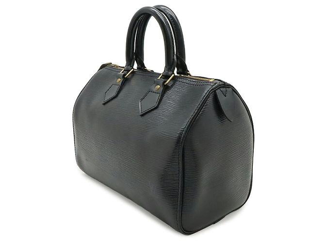 Speedy Borsa Louis Vuitton Epi Nero - vista 2