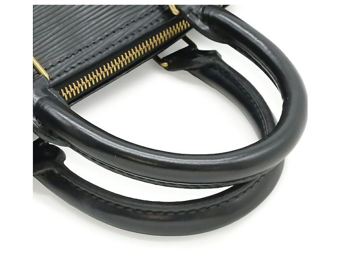 Speedy Borsa Louis Vuitton Epi Nero - vista 4