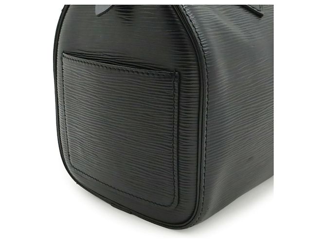 Speedy Borsa Louis Vuitton Epi Nero - vista 7