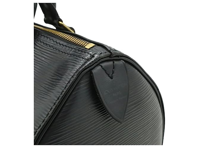 Speedy Borsa Louis Vuitton Epi Nero - vista 9