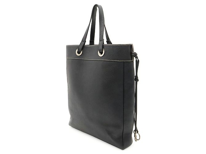 Borsa Tote in Pelle Loewe Nero - vista 2