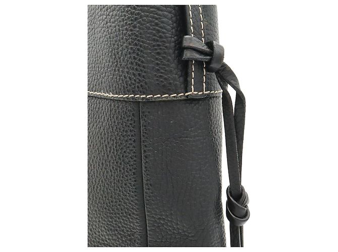 Borsa Tote in Pelle Loewe Nero - vista 8