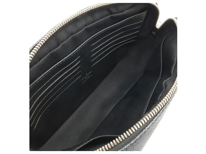 Clutch Louis Vuitton Damier Graphite Nero - vista 6