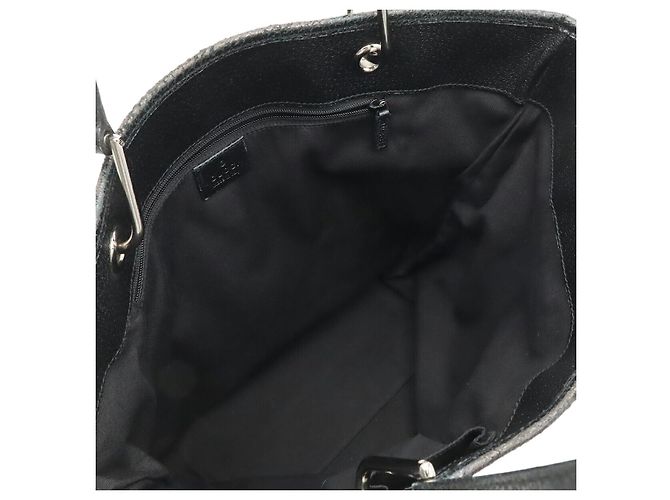 Borsa Tote Gucci GG Canvas Nero - vista 6