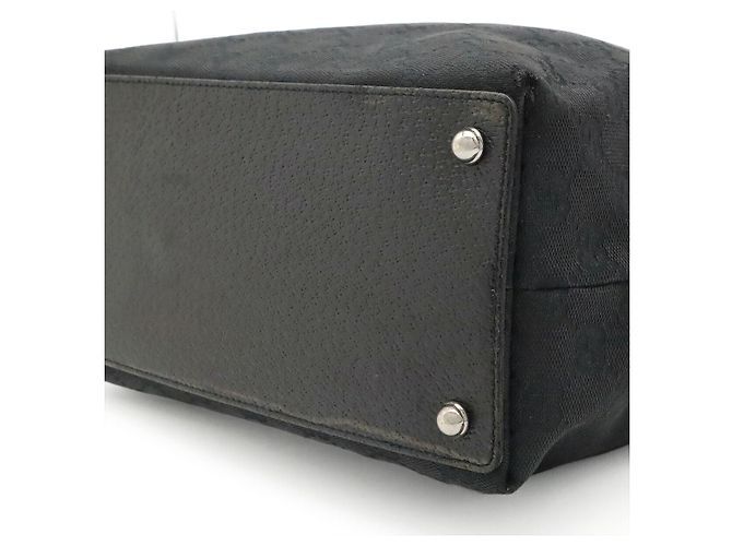 Borsa Tote Gucci GG Canvas Nero - vista 9