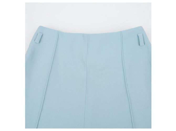 Pantalones anchos Hermès azules de lana - vista 3