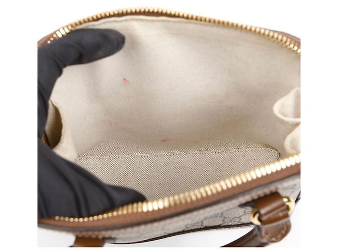 Horsebit 1955 Gucci Mini borsa a tracolla Horsebit Marrone - vista 10