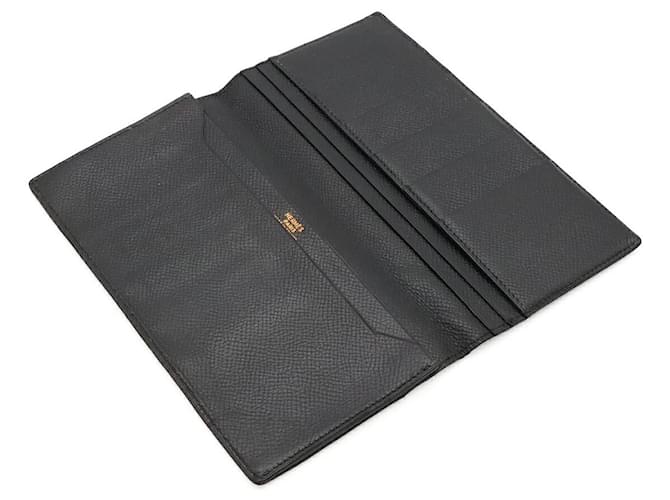 Hermès Portafoglio lungo Hermes MC2 Fleming Nero - vista 4