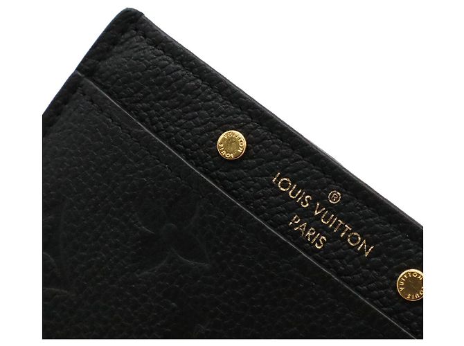 Tarjetero Monogram Empreinte Louis Vuitton Negro - vista 4
