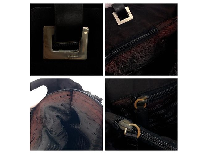 Prada Tessuto Nylon 2way Tote Bag Schwarz - Ansicht 4