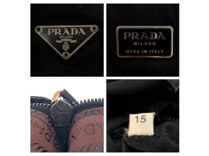 Prada Tessuto Nylon 2way Tote Bag Schwarz - Ansicht 5