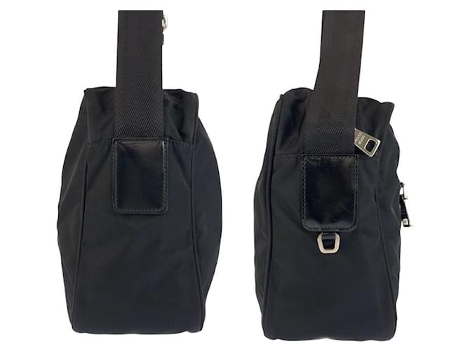 Borsa a tracolla PRADA Tessuto Nylon Nero - vista 7