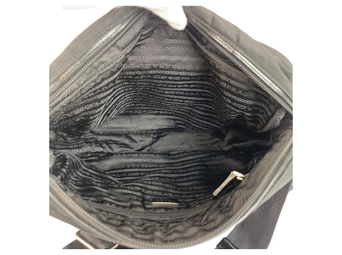 Borsa a tracolla PRADA Tessuto Nylon Nero - vista 8