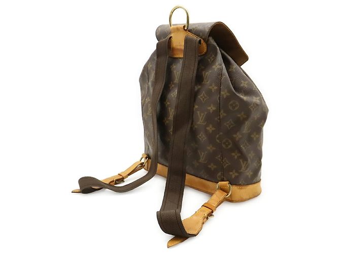 Montsouris Louis Vuitton Monogram Backpack Brown - view 2