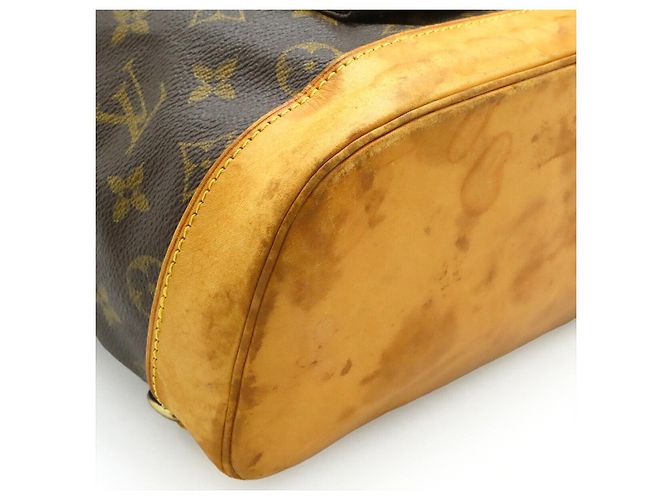 Montsouris Louis Vuitton Monogram Backpack Brown - view 3