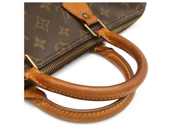 Speedy Borsa Boston Monogram Louis Vuitton Marrone - vista 4