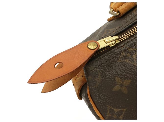 Borsa Louis Vuitton Speedy Monogram Marrone - vista 4