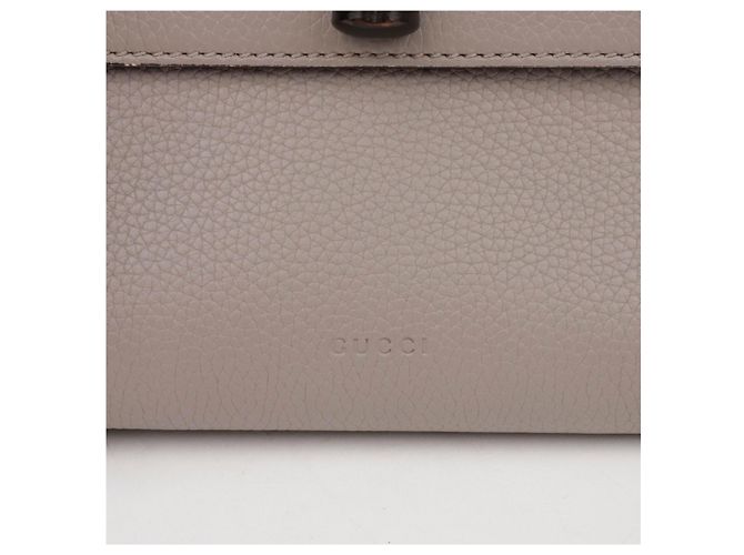 Bamboo Gucci Borsa tote a spalla in bambù Grigio - vista 4