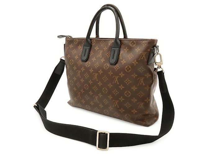 Valigetta Louis Vuitton Monogram Macassar Marrone - vista 2